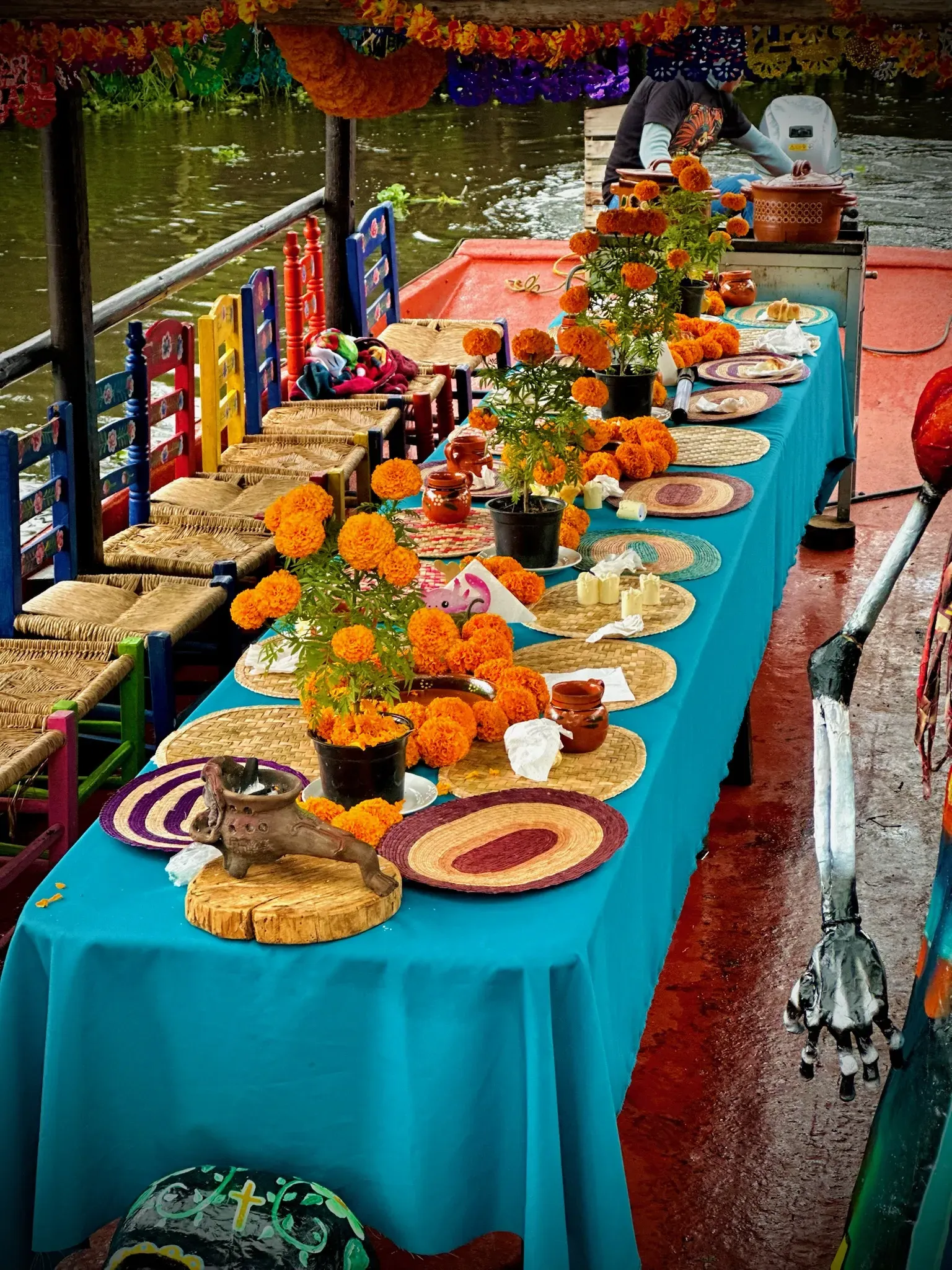 Desayuno en Trajinera